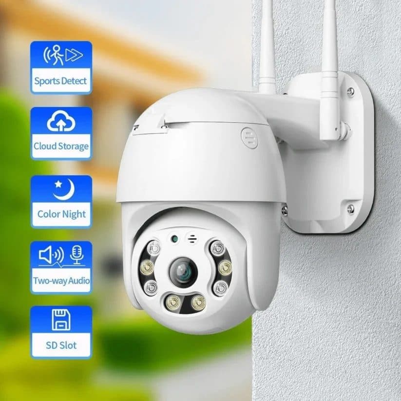 WIFI ROTIRAJUCA PTZ SIGURNOSNA IP KAMERA