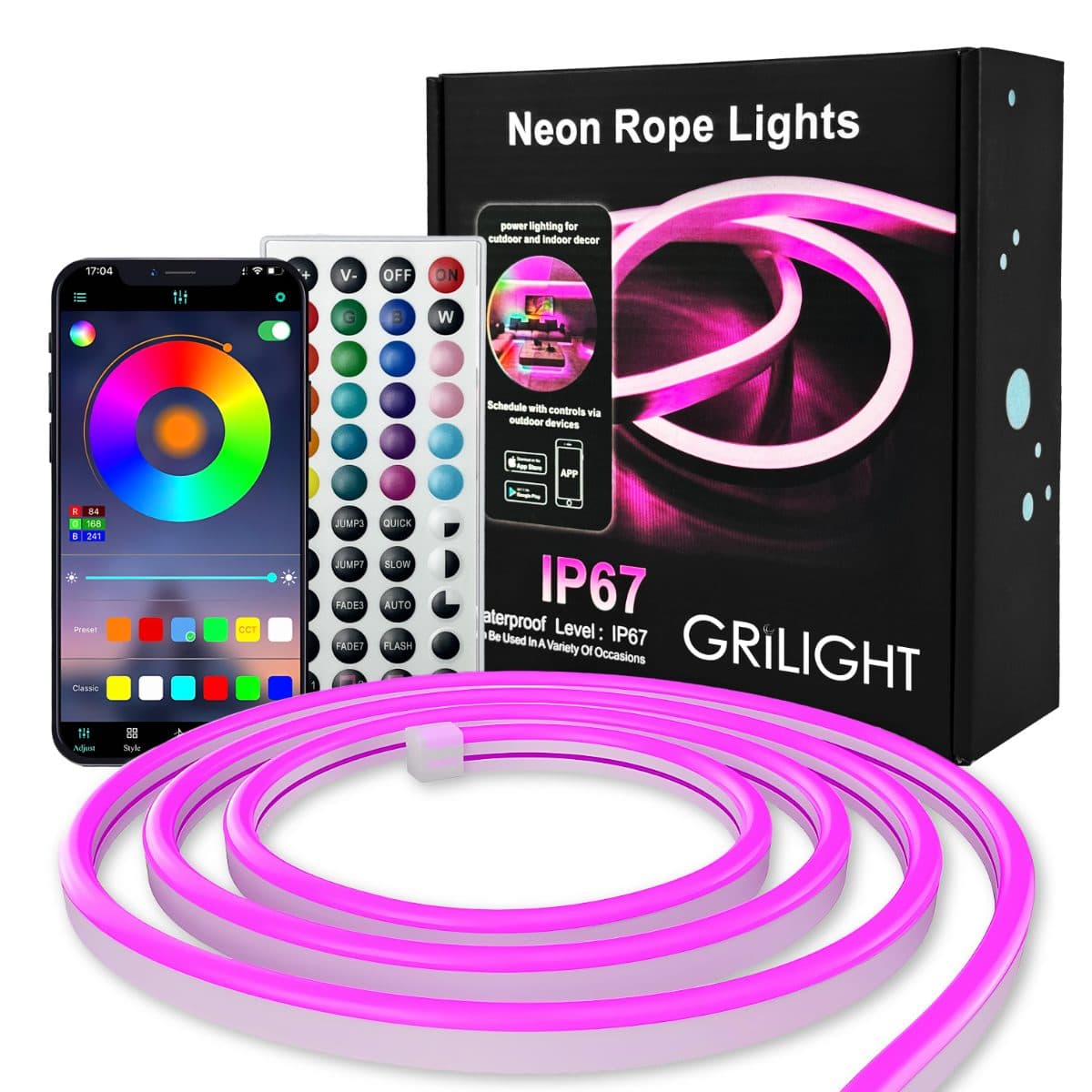 RGB NEON LED TRAKA 5M – PAMETNO DEKORATIVNO OSVJETLJENJE 5M
