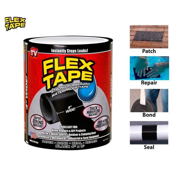FLEX TAPE™ Gumirana Vodootporna Traka 100x10 cm – 1+1 GRATIS